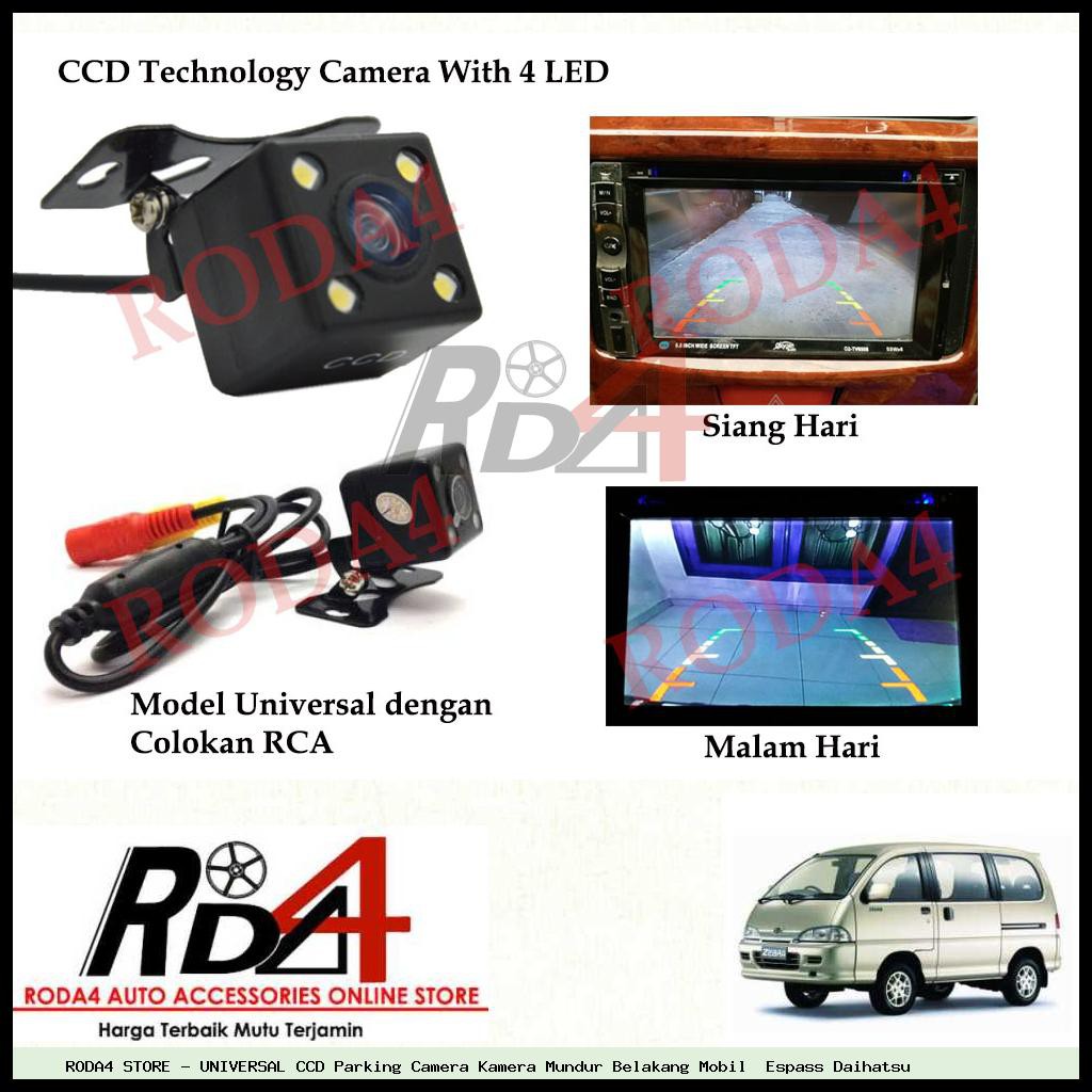 UNIVERSAL CCD Parking Camera Kamera Mundur Belakang Mobil  Espass Daihatsu