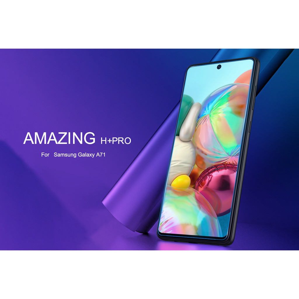 Tempered Glass SAMSUNG Galaxy A71 NILLKIN AMAZING H+ Pro Anti Gores