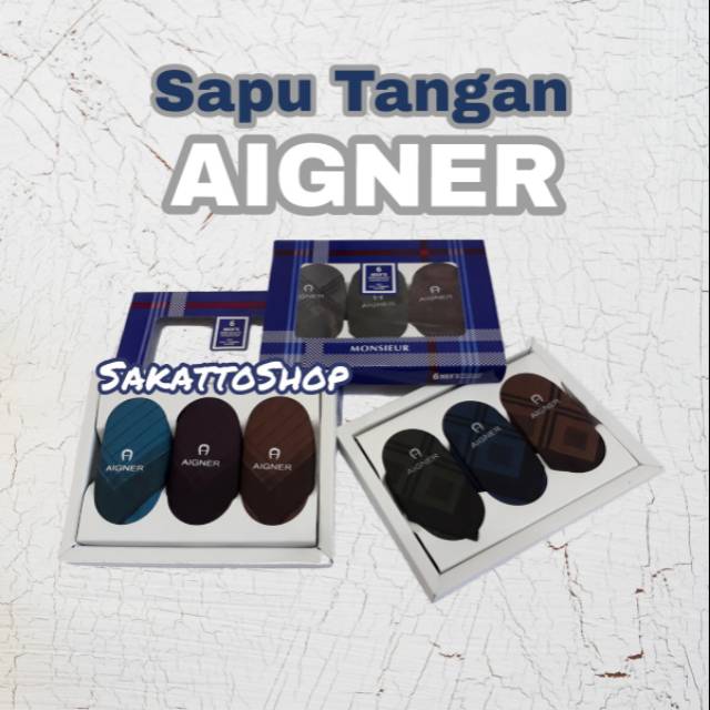 Sapu Tangan Katun AIGNER