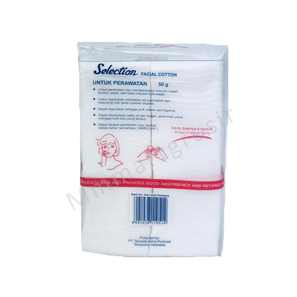 Kapas Selection / Kapas Perawatan / Facial Cotton / 50g