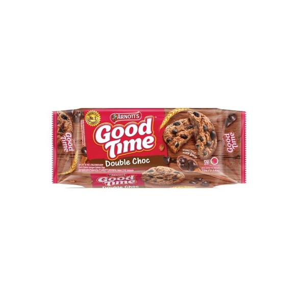 

Good Time Cookies Chocochips Double Choc 80G