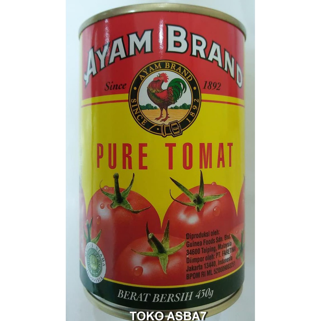 

Ayam Brand Pure Tomat 430 g