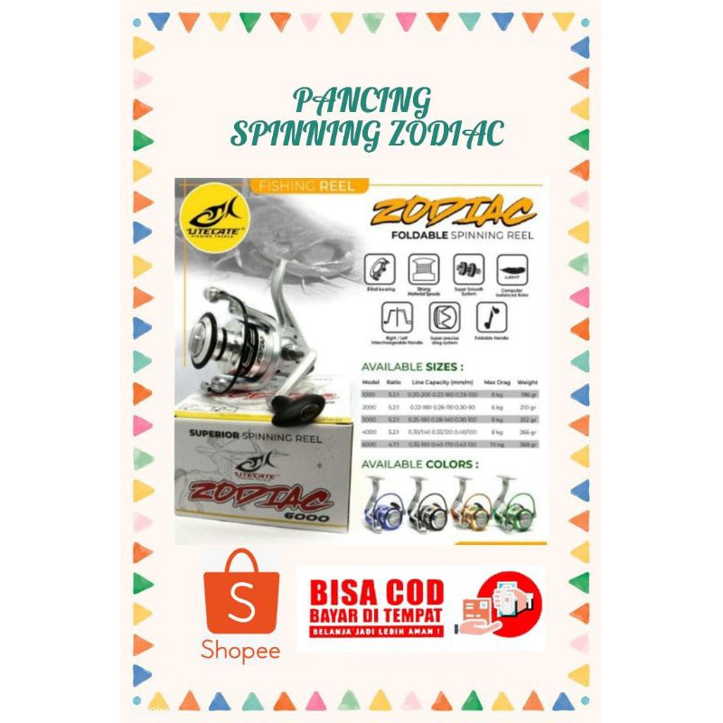 KEREK PANCING | KEREKAN PANCING | KATROL PANCING SPINNING ZODIAC [8 BEARINGS] DESIGN BY JAPAN