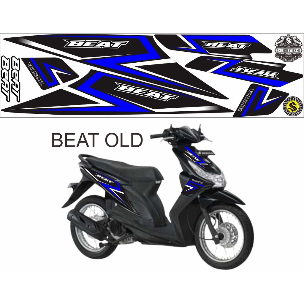 STRIPING BEAT KARBU STRIPING VARIASI BEAT OLD CARBU STIKER BEAT LAMA SIMPEL LIS BODY BEAT KARBU STRI