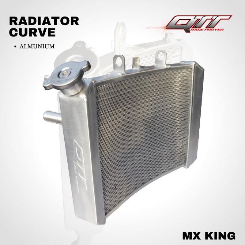 RADIATOR ALUMUNIUM CURVE NINJA R &amp; NINJA RR &amp; MX KING QTT RACING