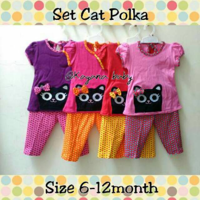 

Set cat polka rp.40rb