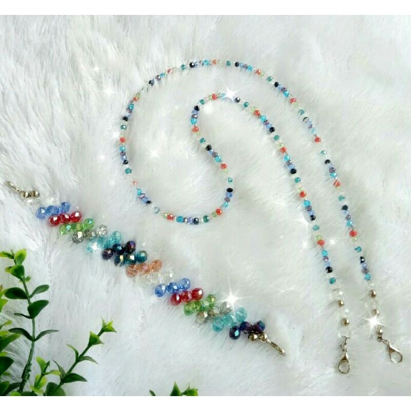 STRAP MASKER KRISTAL KONEKTOR MASKER KRISTAL CONNECTOR MSKER CRYSTAL