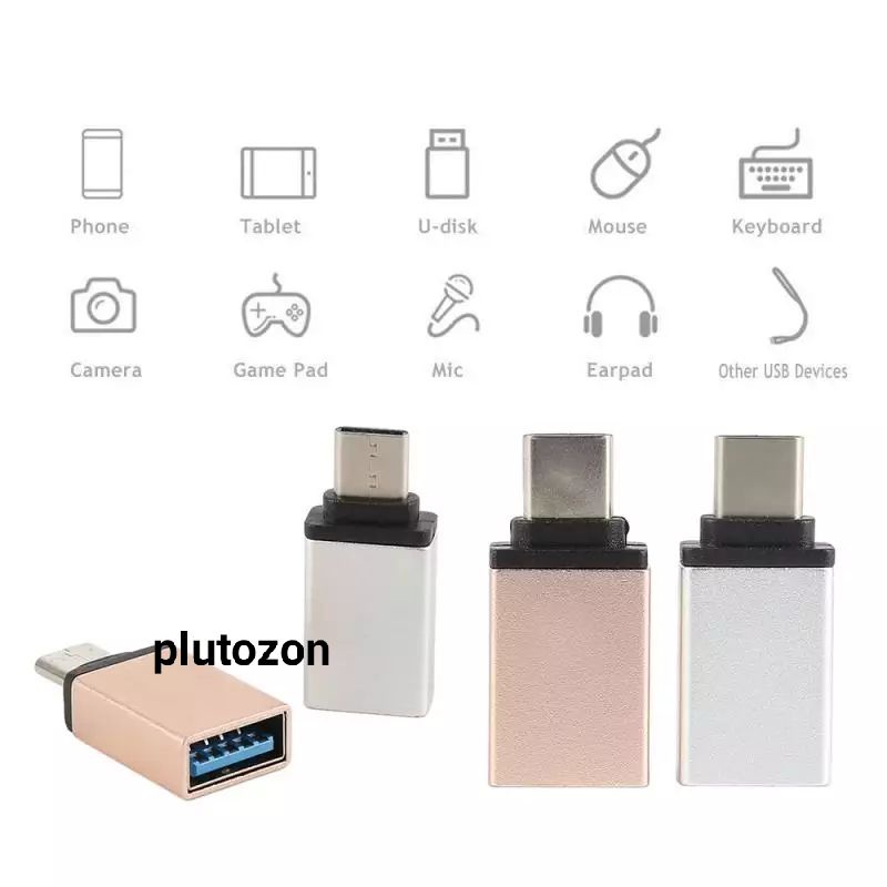 Metal OTG adaptor 3.0 termurah minimalis type C adaptor