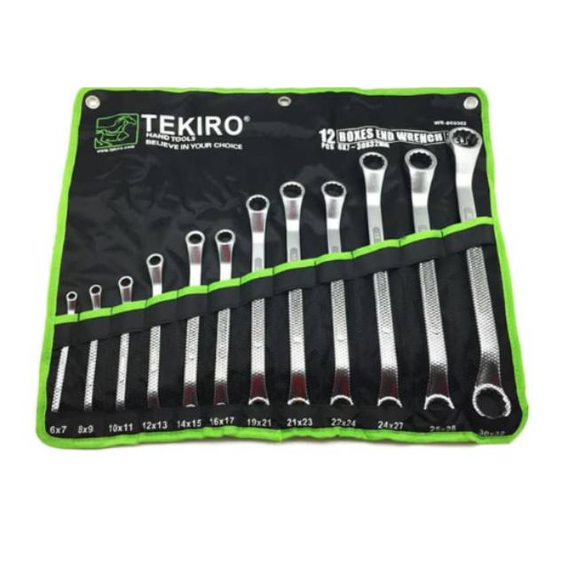 TEKIRO Kunci Ring Set 12 Pcs (6-32mm)