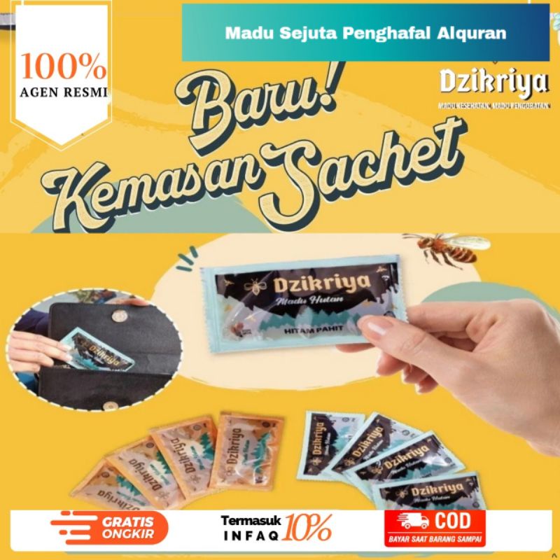 

Dzikriya Madu Hutan Sachet/Madu Hutan Pahit/Madu Hutan Super/ Madu Original CV