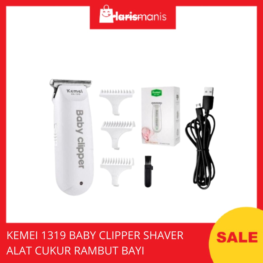 Biutte.co Kemei Alat Cukur Rambut Bayi Elektrik Baby Clipper Shaver Trimmer Alat Mesin Pencukur Rambut Bayi Cukuran Bayi Cukuran Anak Tidak Berisik Pencukur Rambut Bayi Tanpa Suara