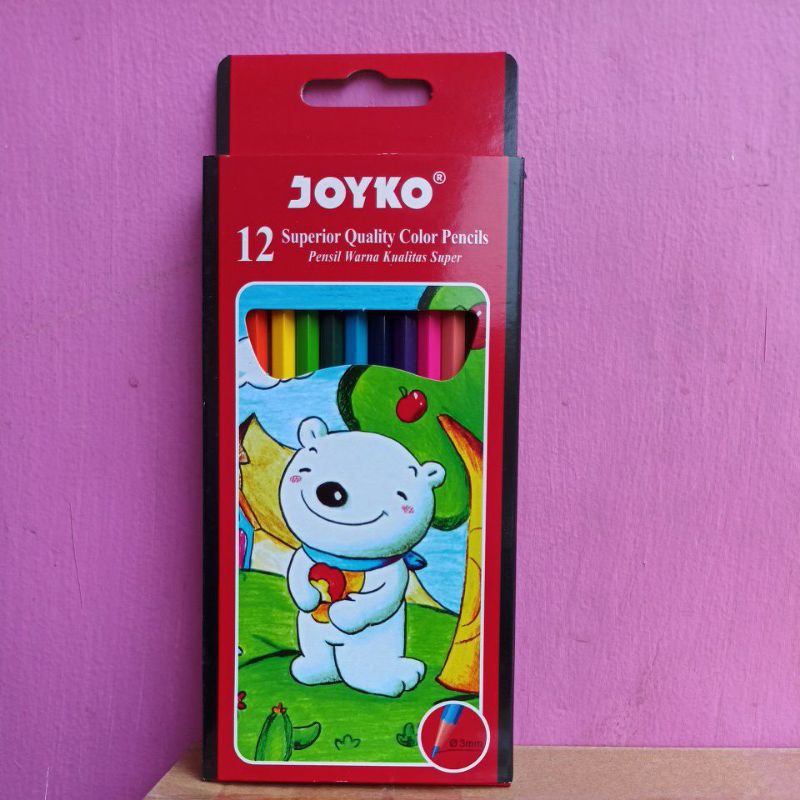 

Pensil Warna panjang 12 Warna Joyko-CP 12PB