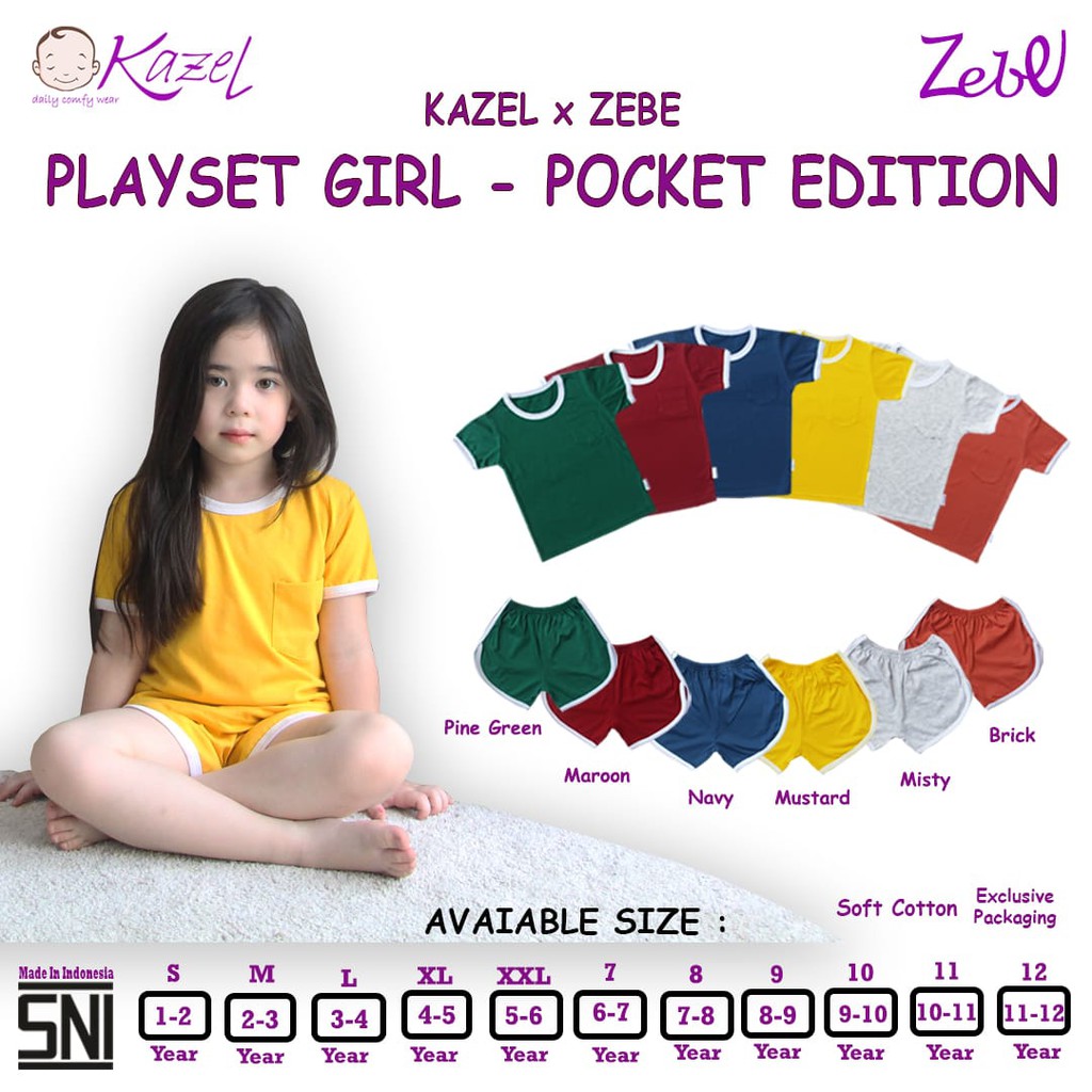 ZEBE PLAYSET GIRL POCKET EDITION 6-11THN (1STEL)