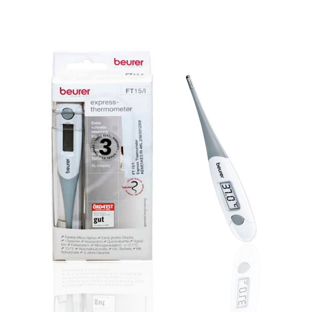 Termometer Digital Beurer FT 15 / FT-15 / FT15 - Termometer Bayi Anak dan Dewasa Keluar Hasil Dalam 10 Detik