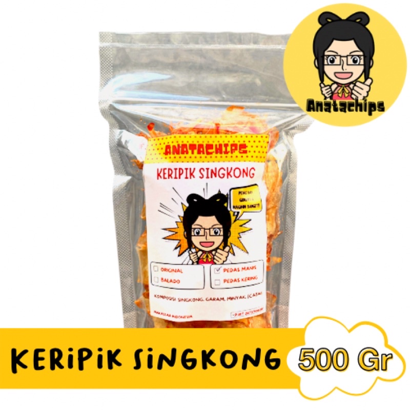 

KERIPIK SINGKONG 500gr by Anatachips