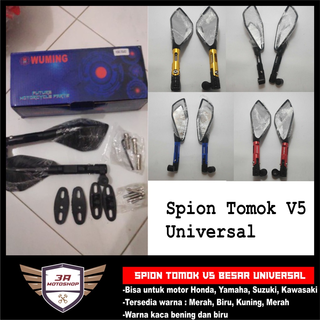 Spion Tomok V5 Buat Motor Honda , Yamaha , Suzuki Dll