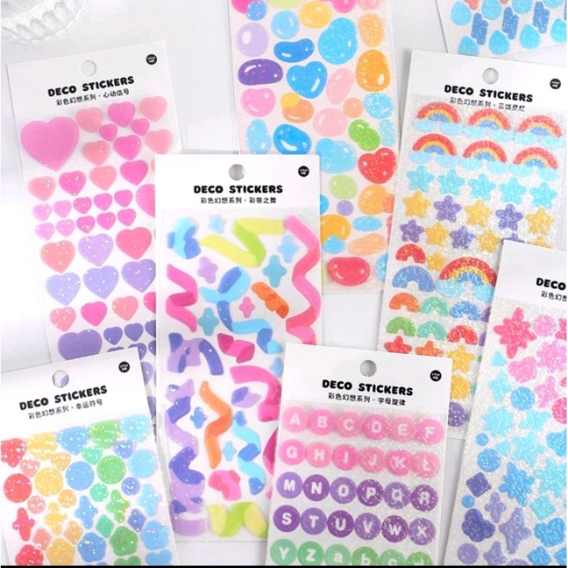 Blink Deco Sticker bermotif lucu Journaling