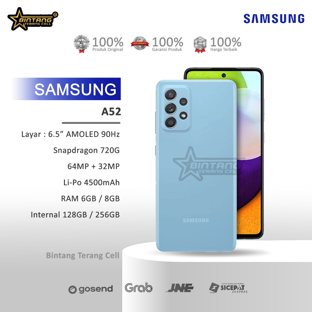 HP Samsung A52 Ram 8/256GB Ram 8/128GB  Garansi Resmi