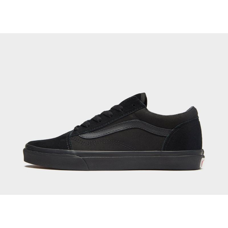 Sepatu sneakers Hitam Polos Sepatu Vans Fullblack Casual Skate