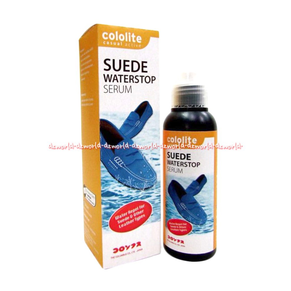 Cololite Casual Active Suede Waterstop Serum Water Semir Sepatu Kain Perawatan Sepatu Bahan Kain Kanvas Colo Lite Kololait Cloth Shoe Polish