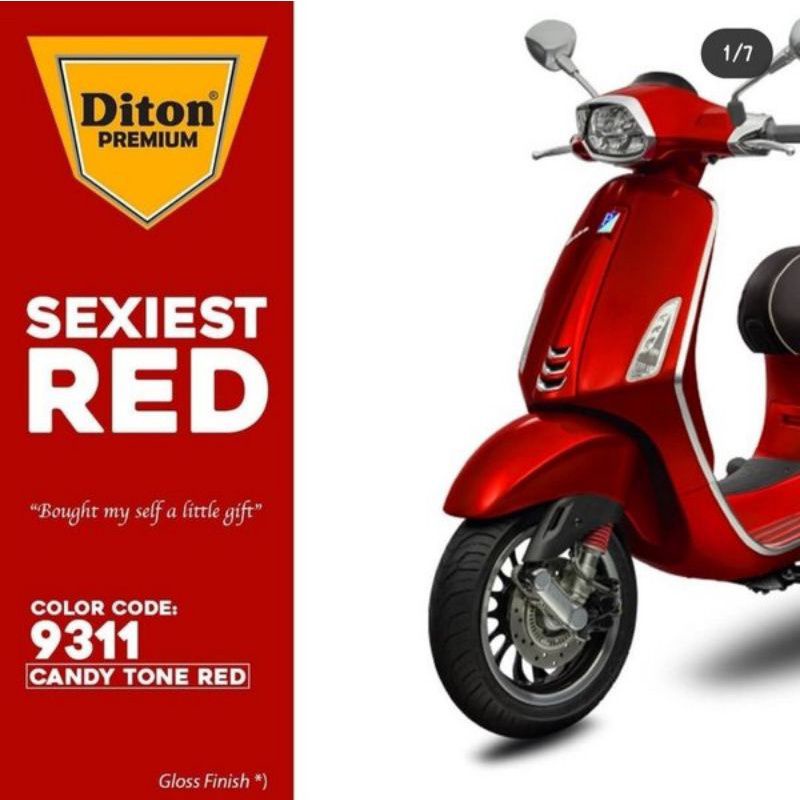 Diton Premium 9311 Candy Tone Red Merah