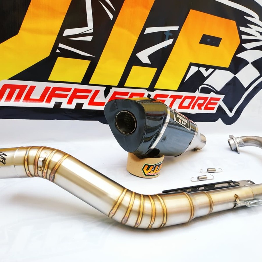 Knalpot YOSHIMURA R11 Carbon GSX R150-FU-SONIC-CB 150R-CBR 150R-VERZA mantul