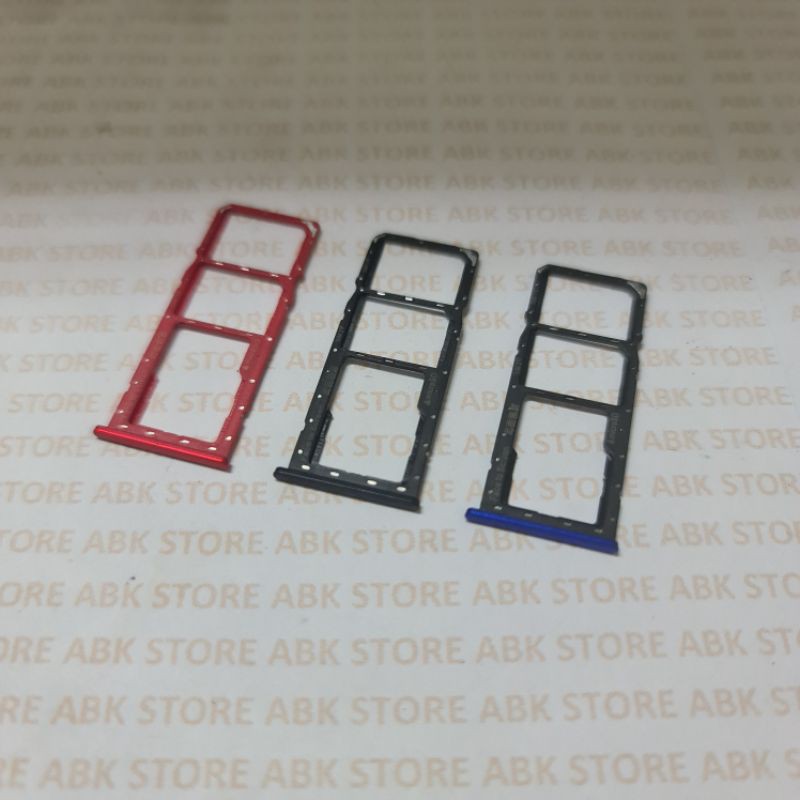 Simtray Simlock Slot Sim Tempat Kartu Simcard OPPO A1k - Realme C2 Original