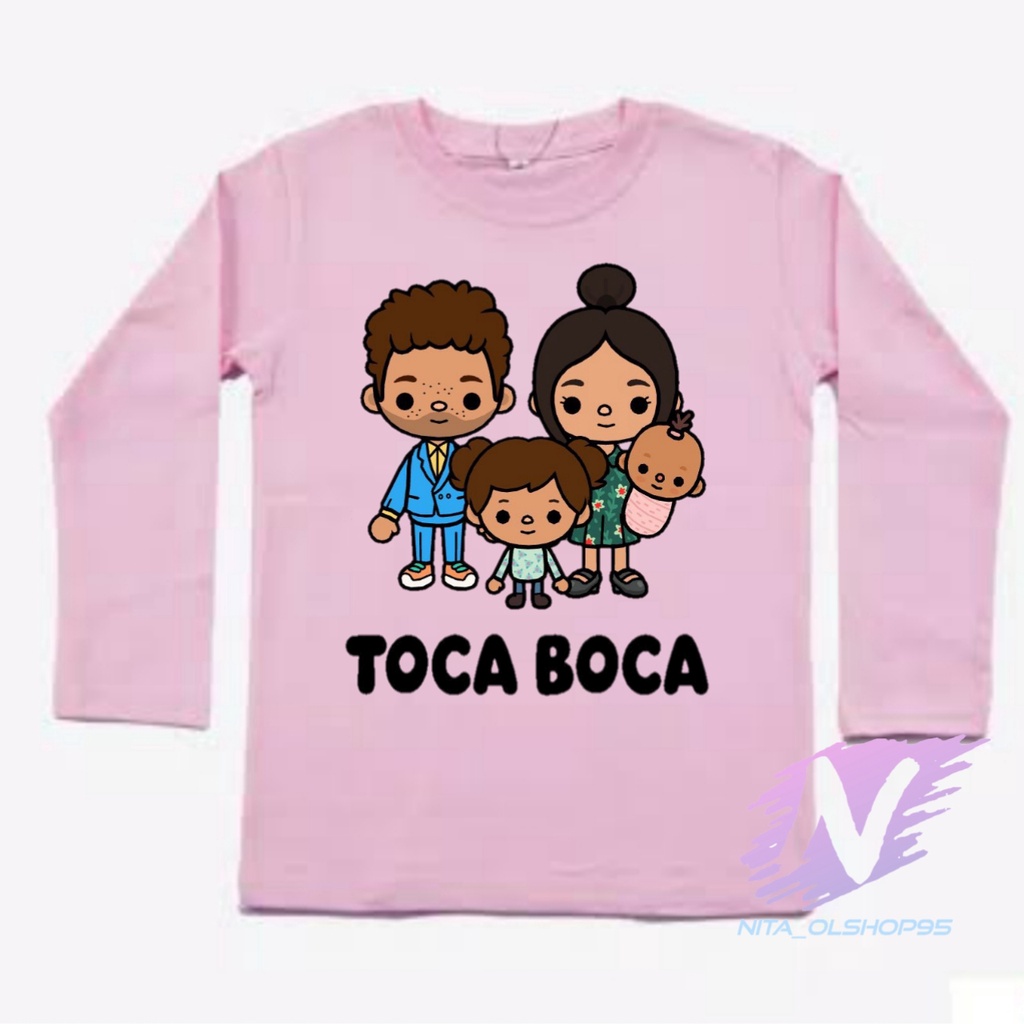 KAOS TOCA BOCA BAJU ANAK LENGAN PANJANG