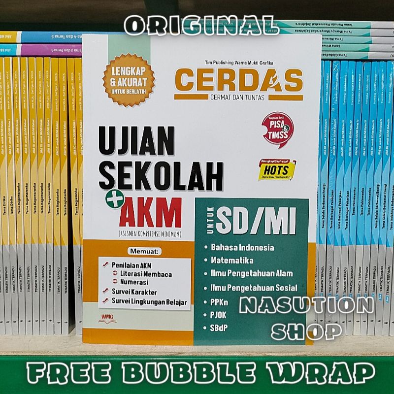Jual Buku Soal Cerdas Ujian Sekolah AKM SD MI PT Warna Mukti Grafika 
