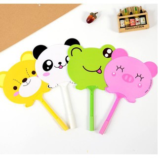 BBBC Pena Kipas Motif Lucu Pena Motif Buah Animal Pulpen