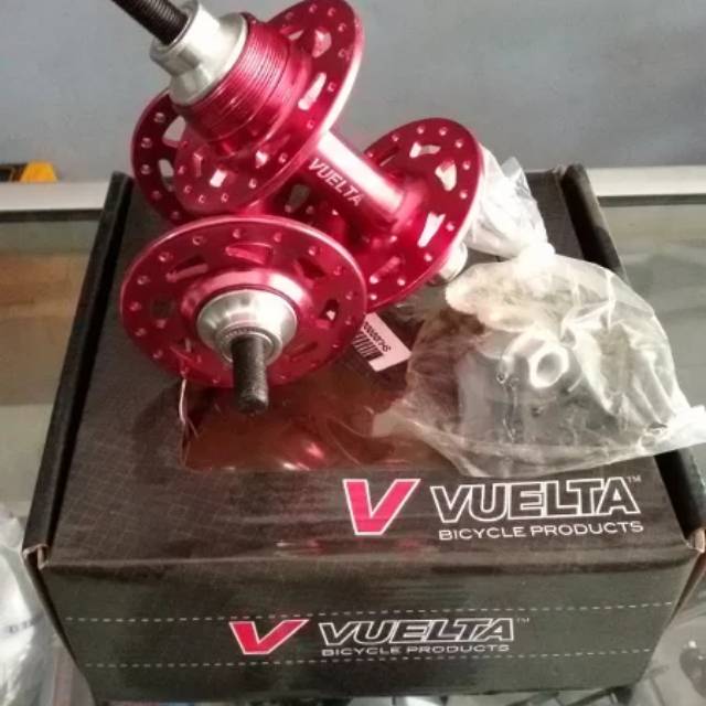 HUB FIXIE VUELTA MERAH ANODEZ