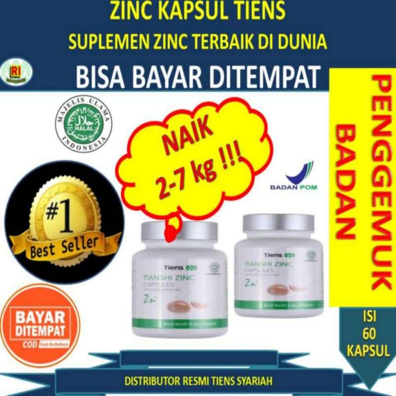 Zinc Kapsul Tiens,Penggemuk Badan,Penggemuk,Penggemuk Badan Tiens