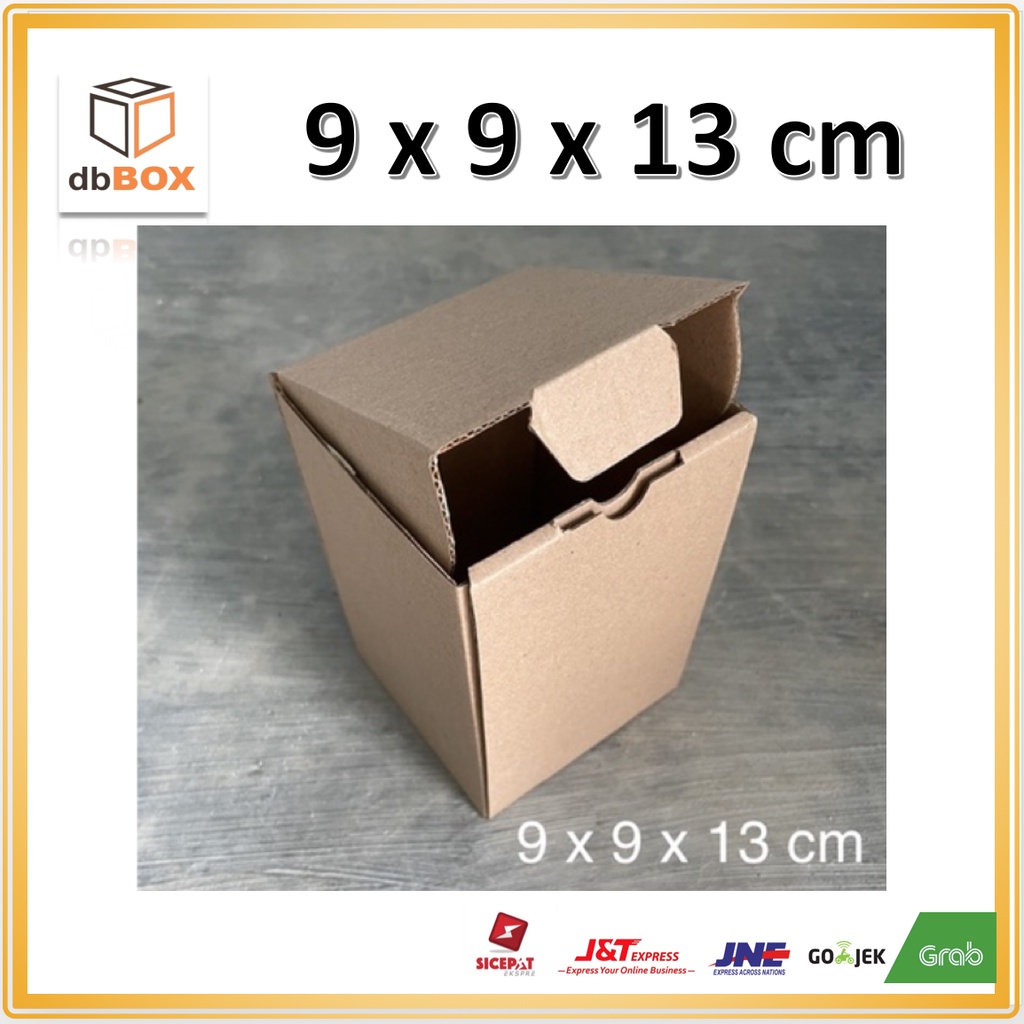 

Kardus 9x9x13 cm --box Die Cut dan easy usage--