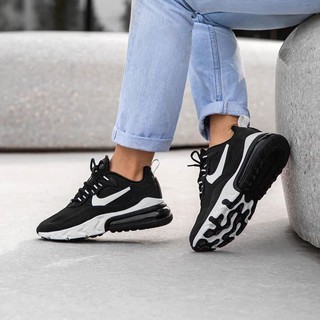 nike 270 react black white