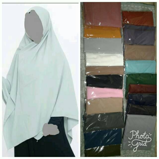 JILBAB KHIMAR SEGI4,WOLFIS 150*150