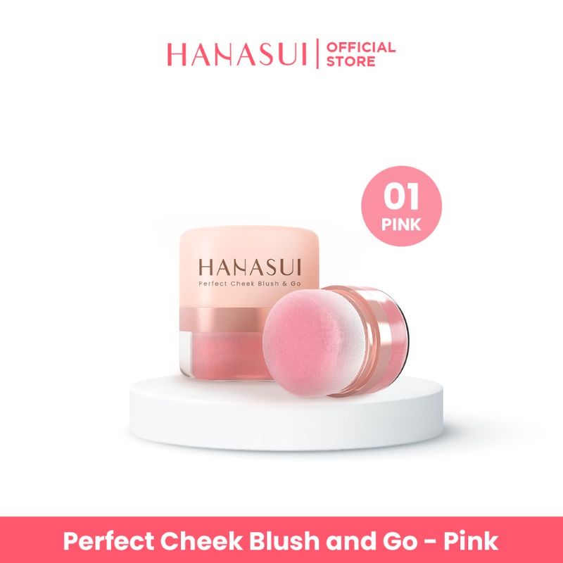 HANASUI Perfect Cheek Blush &amp; Go | ❤ jselectiv ❤ Blush On HANASUI