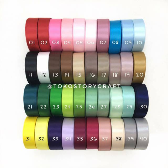 

1 YARD PITA DOUBLE SATIN IMPOR ALL SIZES / PITA SATIN DSS