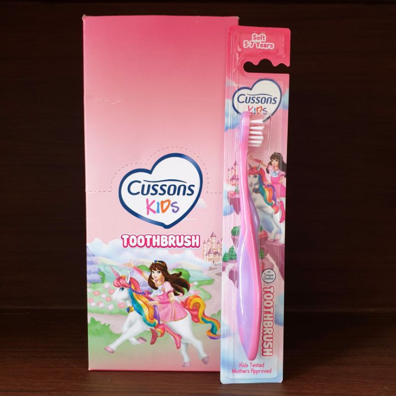 Cussons KidsToothbrush Soft 5-7 Years / Sikat Gigi Bayi, Balita, Anak With Tongue Cleaner (CUSSONS)