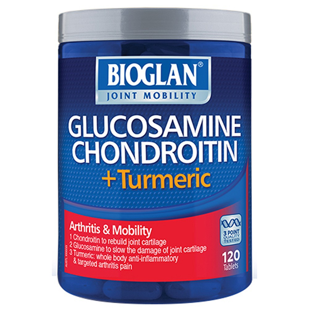 Bioglan Glucosamine Chondroitin + Turmeric, 120 Tablets Shopee Indonesia