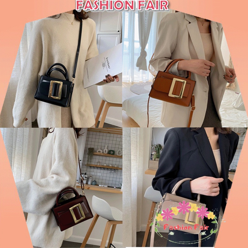 Fashion Fair - Tas GESPER Selempang Wanita T5095 / Handbag / Slingbag / Tas Cewek / Import