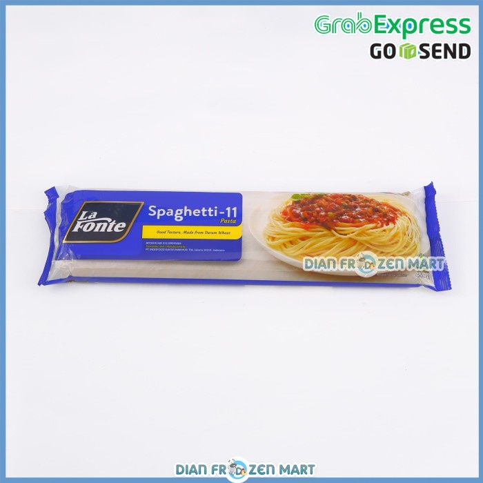

PASTA-ANEKA- LAFONTE SPAGETTI 450 GRAM ANEKA PASTA MURAH -ANEKA-PASTA.
