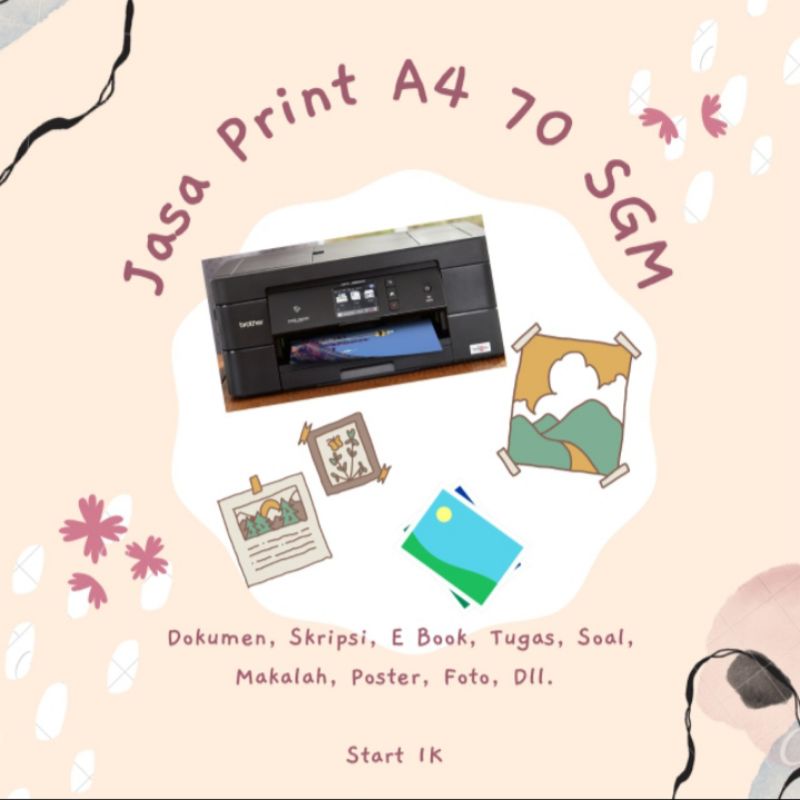

Jasa Print Murah A4 70 SGM
