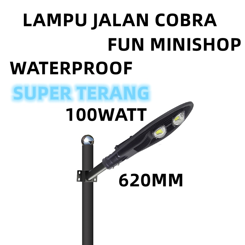 SALE LAMPU JALAN LED 100W PJU LED 100WATT OUTDOOR COBRA WATERPROOF