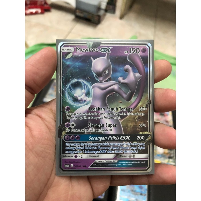 Jual Segera Miliki Kartu Pokemon Tcg Mewtwo Gx Rr Kebangkitan Legenda