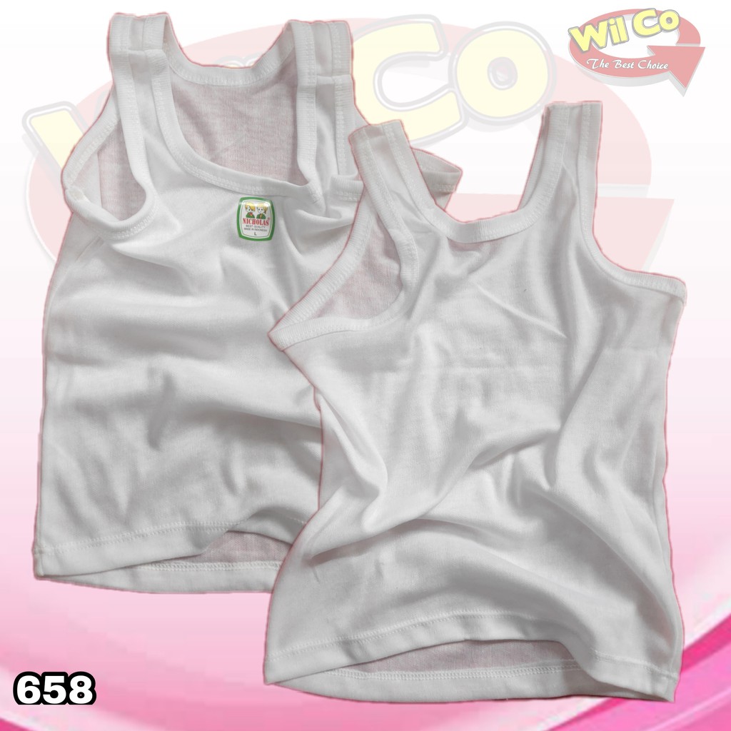 K658 - (Harga Per 1 Potong) SINGLET KAOS DALAM ANAK COWOK PAKAIAN DALAM ANAK NICOLAS USIA 1 - 11 TH