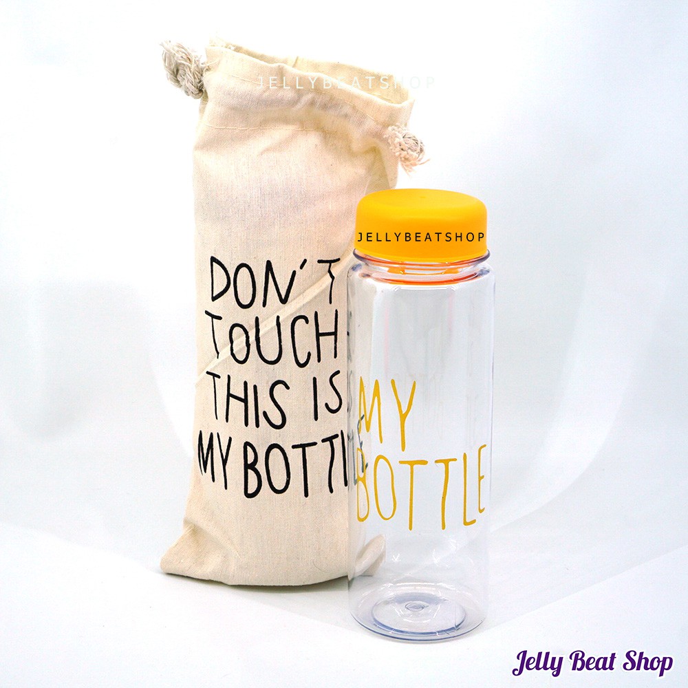 Botol Minum My Bottle + Pouch BPA free 350mL / don't touch my bottle