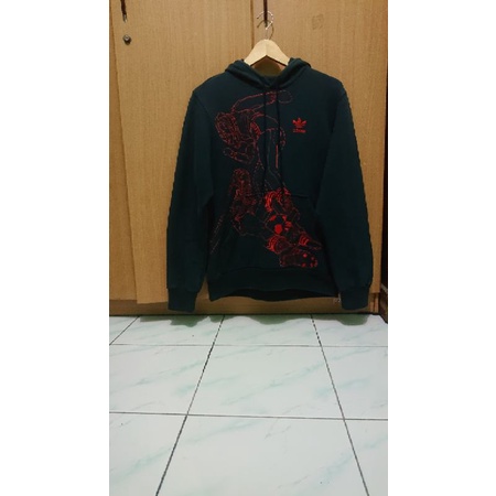 hoodie adidas vintage+cn adidas+cn one piece second original (rare)