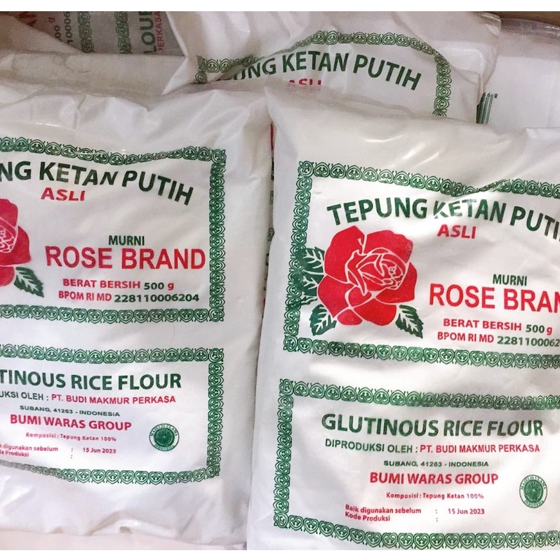 Tepung Ketan Putih ROSE BRAND I Glutinous Rice Flour