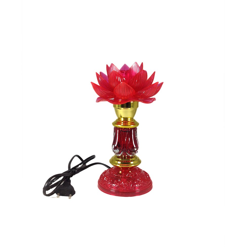 Lampu Altar Puja Sembahyang Wang C LED Teratai 22.5CM