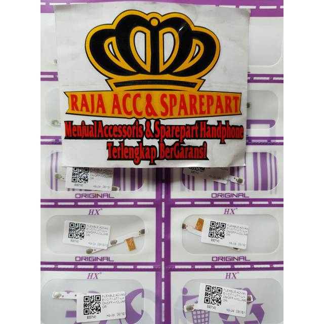 FLEXIBEL ADVAN E1C/T1J/T1L SWITCH ON OFF + VOLUME ORI